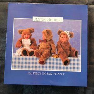 Anne Geddes 3 Babies 550 Piece Jigsaw Puzzle